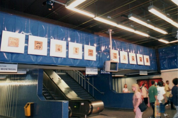 Installation à la station de métro Miromesnil – Paris – 8ème arrondissement